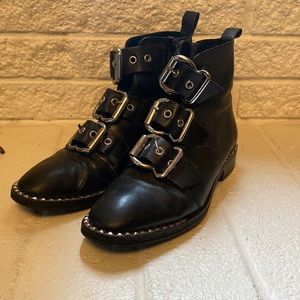 Top shop buckle boots size 38